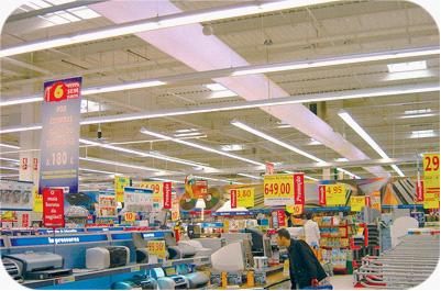 商场超市 —法瑞风管系统在商场超市的应用