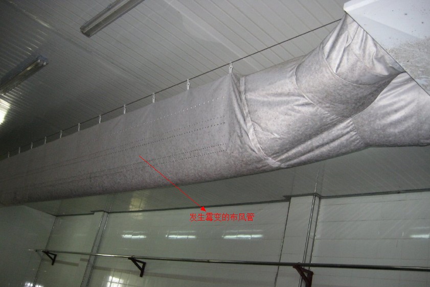 发霉的布风管