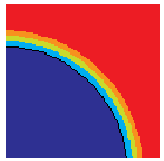 非渗透性空气分布器外温度梯度