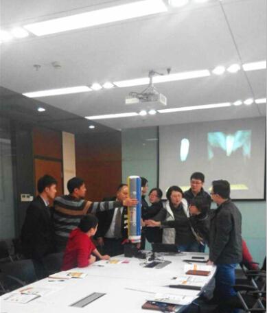 设计师感受空气分布器出风效果