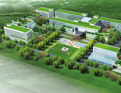 绿色建筑示意图