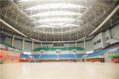 沁阳体育馆实景图