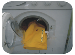 布风管在工业洗衣机中清洗