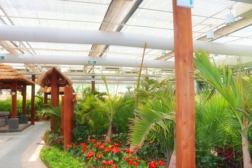 生态餐厅内用布袋风管送风