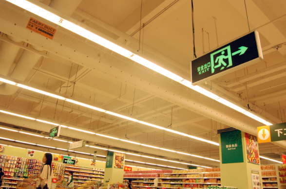 华润万家超市布风管头端